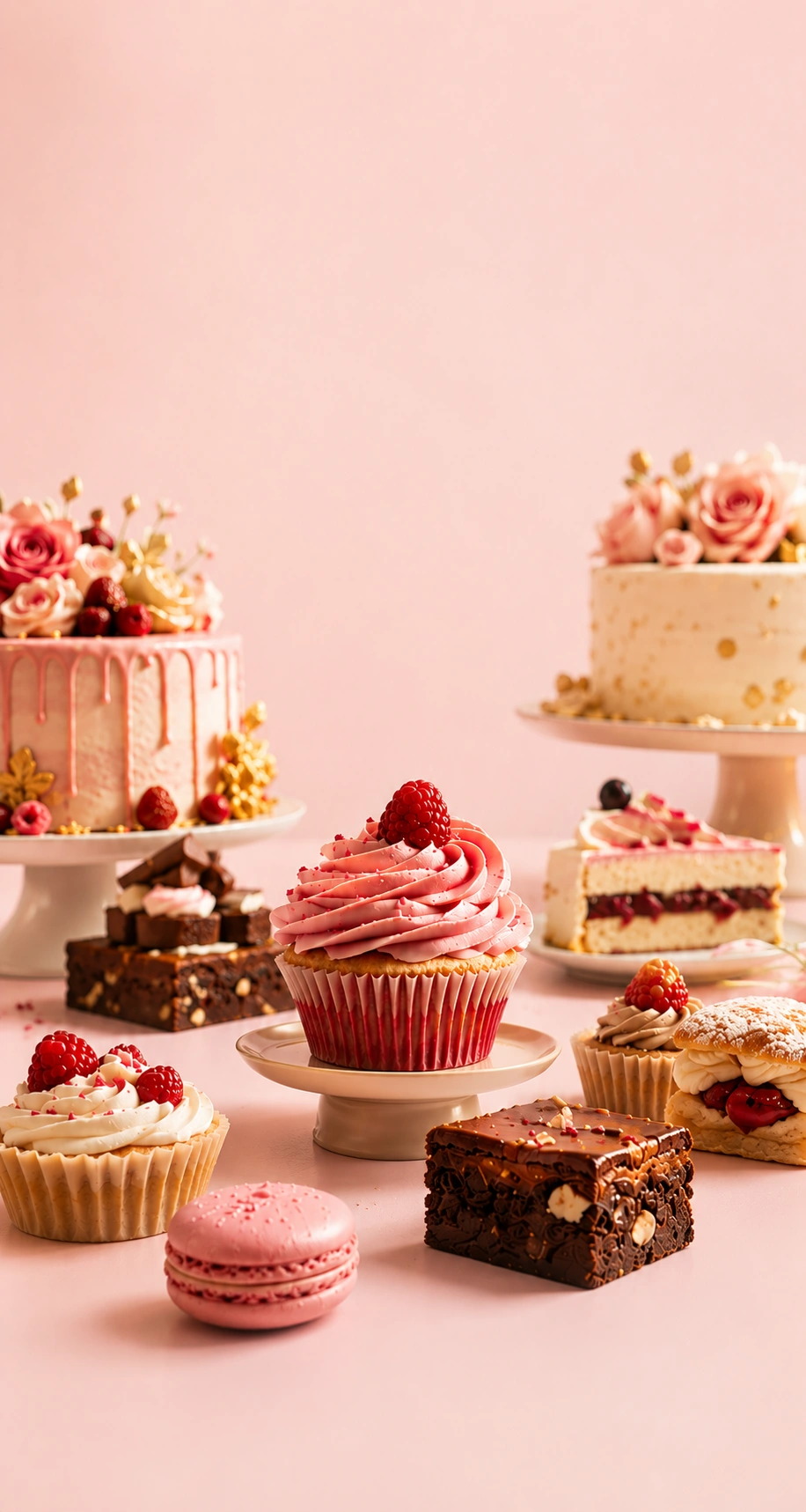 Freshly baked cupcakes and cakes at Muffins Delight, Karachi